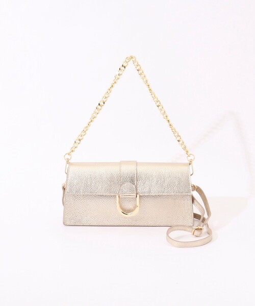 NOLLEY’S（ノーリーズ）の「メタルポイントショルダーメタリック（ショルダーバッグ・レディース・ゴールド・FREE）」の10枚目の写真