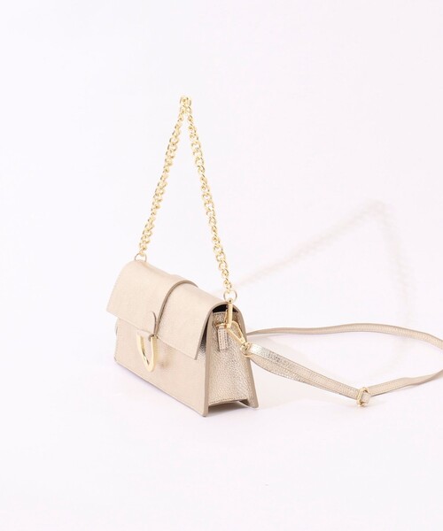 NOLLEY’S（ノーリーズ）の「メタルポイントショルダーメタリック（ショルダーバッグ・レディース・ゴールド・FREE）」の12枚目の写真