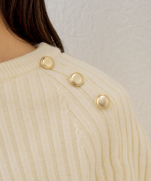 フリルデザインクルーニット（ニット/セーター）｜Chico（チコ）の