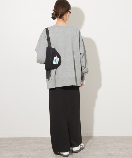 JOURNAL STANDARD relume(ジャーナルスタンダード レリューム)の「《WEB限定追加3》コットンリングドットスウェット(スウェット・レディース・チャコールグレー/ブラック・FREE)」の13枚目の写真