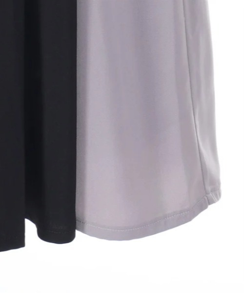 axes femme POETIQUE（アクシーズファムポエティック）の「チェーン付バイカラーワンピース（ワンピース・レディース・ブルーグリーン/ブラック/パープル・MEDIUM）」の22枚目の写真