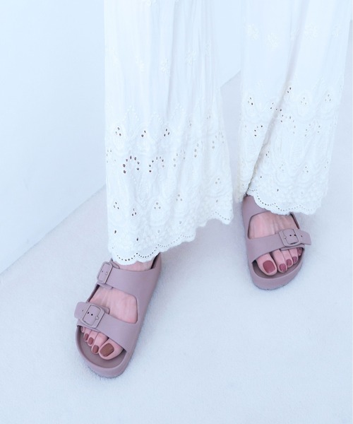 enchanted（エンチャンテッド）の「《plima》ダブルベルトリカバリーサンダル（サンダル・レディース・ホワイト/ブラック/ピンク・23/23.5/24/24.5）」の4枚目の写真