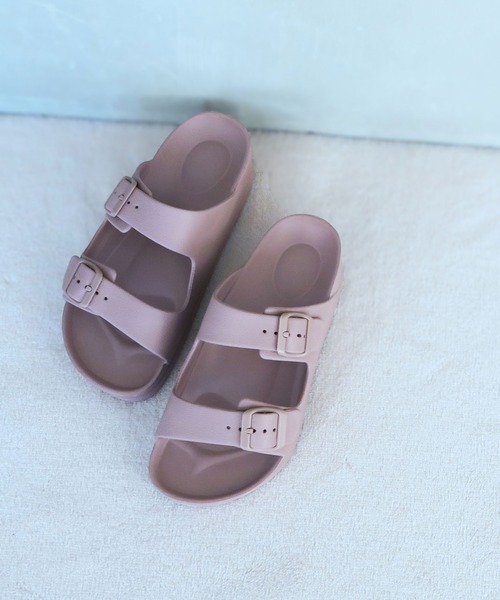 enchanted（エンチャンテッド）の「《plima》ダブルベルトリカバリーサンダル（サンダル・レディース・ホワイト/ブラック/ピンク・23/23.5/24/24.5）」の5枚目の写真