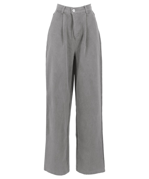 KOBE LETTUCE（コウベレタス）の「[ Reinaさんコラボ ] 2wayタックワイドデニム（デニムパンツ・レディース・ブラック/グレー・TM/S/M/PM）」の18枚目の写真