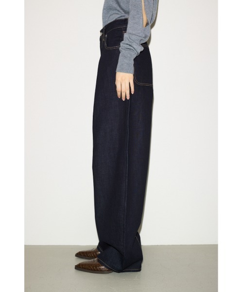 パンツ THROW J/W CURVE TUCKED PT 再入荷】THROW J/W CURVE TUCKED PT ジャストウエスト カーブ タックド