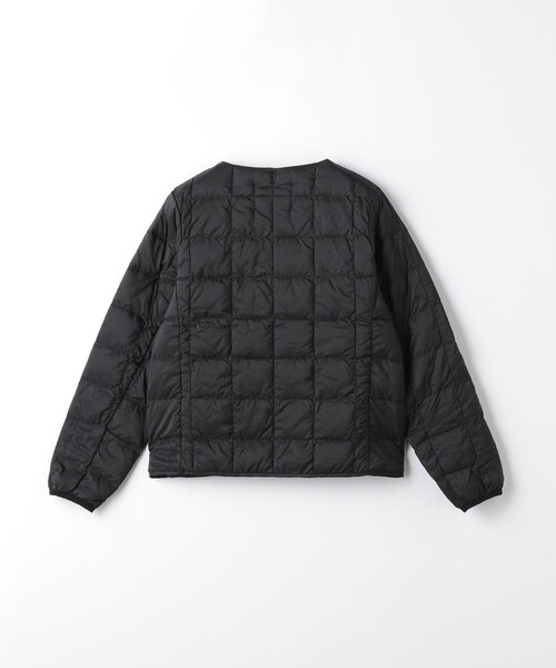 TAION＞ベーシック クルーネックボタン インナーダウン