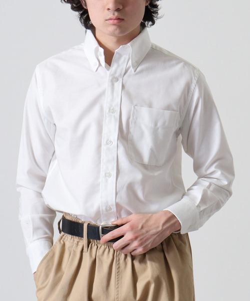 TRUSS(トラス)の「TRUSS オックスフォードボタンダウンシャツ(シャツ/ブラウス・メンズ・サックスブルー/ホワイト・M/S/XS)」の1枚目の写真