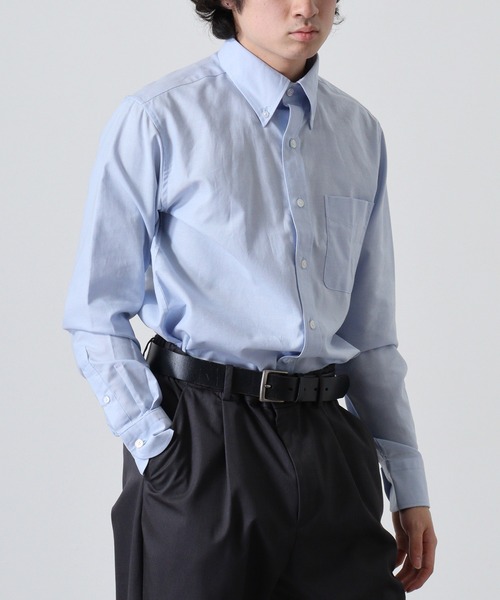 TRUSS(トラス)の「TRUSS オックスフォードボタンダウンシャツ(シャツ/ブラウス・メンズ・サックスブルー/ホワイト・M/S/XS)」の18枚目の写真
