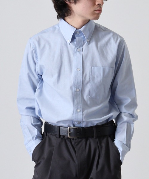 TRUSS(トラス)の「TRUSS オックスフォードボタンダウンシャツ(シャツ/ブラウス・メンズ・サックスブルー/ホワイト・M/S/XS)」の16枚目の写真