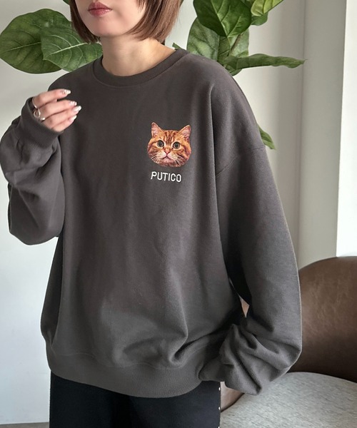 apres jour mignon(アプレジュールミニョン)の「【ちょみぱおぷー×apresjour mignonコラボアイテム】プリントスウェット【ZOZOTOWN限定アイテム】(スウェット・レディース・アイボリー/ナチュラル/杢グレー/ブラック系その他・X-LARGE/フリー)」の14枚目の写真