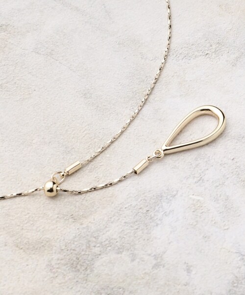grove（グローブ）の「メタルオーバルスライドネックレス【3WAY】（ネックレス・レディース・ゴールド/ピンクゴールド/シルバー・00）」の7枚目の写真