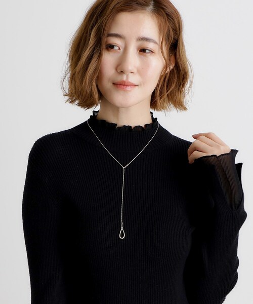 grove（グローブ）の「メタルオーバルスライドネックレス【3WAY】（ネックレス・レディース・ゴールド/ピンクゴールド/シルバー・00）」の11枚目の写真