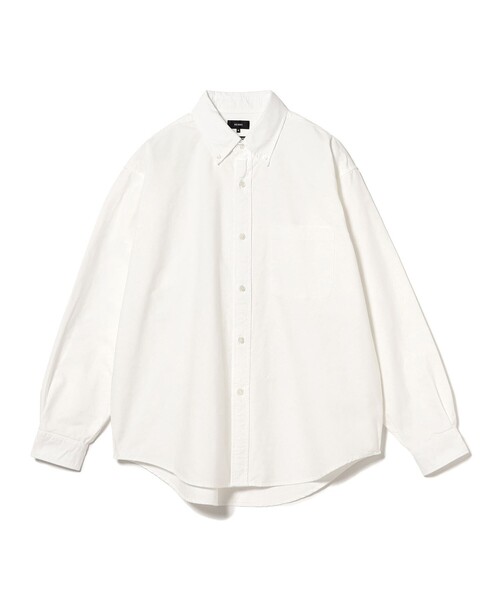 BEAMS（ビームス）の「ヘビーオックスフォード ボタンダウンシャツ（シャツ/ブラウス・メンズ・ブルー/サックスブルー/ホワイト/その他1/チャコールグレー・S/M/XL/L）」の6枚目の写真