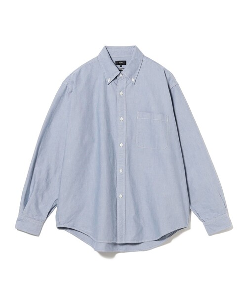 BEAMS（ビームス）の「ヘビーオックスフォード ボタンダウンシャツ（シャツ/ブラウス・メンズ・ブルー/サックスブルー/ホワイト/その他1/チャコールグレー・S/M/XL/L）」の12枚目の写真
