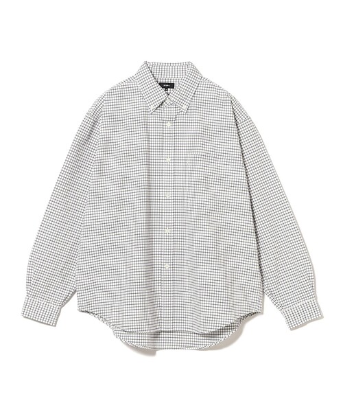 BEAMS（ビームス）の「ヘビーオックスフォード ボタンダウンシャツ（シャツ/ブラウス・メンズ・ブルー/サックスブルー/ホワイト/その他1/チャコールグレー・S/M/XL/L）」の15枚目の写真