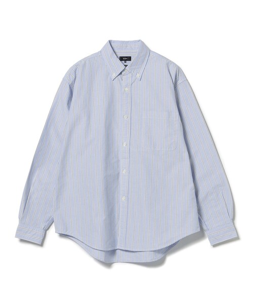BEAMS（ビームス）の「ヘビーオックスフォード ボタンダウンシャツ（シャツ/ブラウス・メンズ・ブルー/サックスブルー/ホワイト/その他1/チャコールグレー・S/M/XL/L）」の18枚目の写真