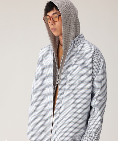 BEAMS(ビームス)の「ヘビーオックスフォード ボタンダウンシャツ(シャツ/ブラウス・メンズ・ブルー/サックスブルー/ホワイト/その他1/チャコールグレー/その他2/その他・S/M/XL/L)」の14枚目の写真