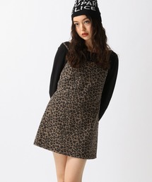 FOREVER 21 | 【2025SS】レオパードキャミミニワンピース(ワンピース)