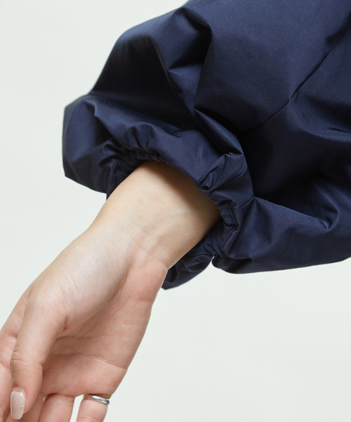 martinique（マルティニーク）の「タンブラータフタギャザーコート（その他アウター・レディース・オフホワイト/ネイビー/カーキ・FREE）」の13枚目の写真