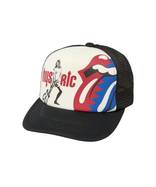 ヒステリックグラマー×ローリングストーンズ メッシュキャップ HYSTERIC GLAMOUR ROLLING STONES Mesh Cap