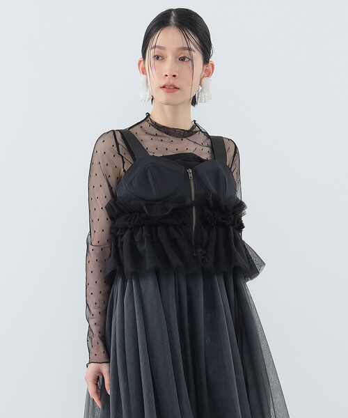 CAROLINA GLASER / ティアード キャミソール CAROLINA GLASER（カロリナ グレイサー）コルセット風
