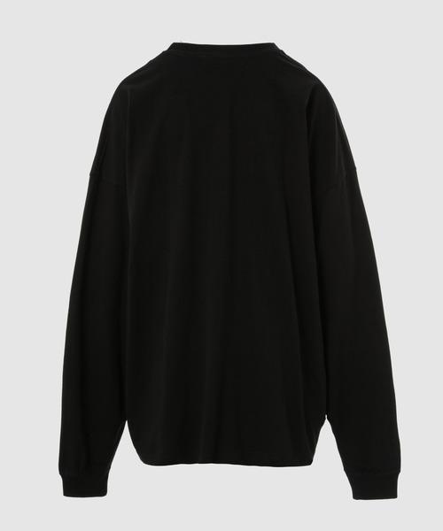 ANREALAGE（アンリアレイジ）の「AZ CIRCLE EMBROIDERY LONG SLEEVE TEE（Tシャツ/カットソー・レディース・ブラック/ホワイト・50/48）」の3枚目の写真