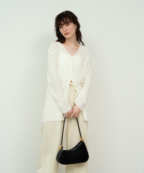 Lutim by u（ルチバイユー）の「Curve cut handbag / カーブカットハンドバック（ハンドバッグ・レディース・ブラック/ブラウン/ダークブラウン・FREE）」の13枚目の写真