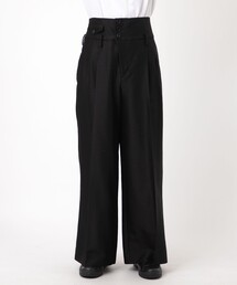 【TAAKK/ターク】HIGH WAIST DESIGN TROUSERS