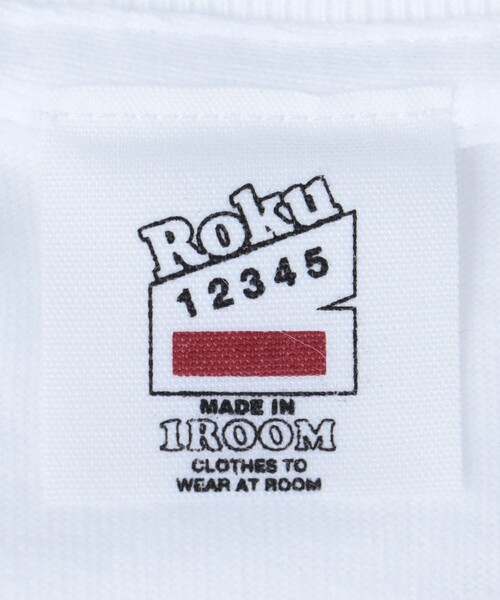 6（ロク）の「＜6(ROKU)＞フォト プリント ロングスリーブ Tシャツ OSTP（Tシャツ/カットソー・レディース・ホワイト・S/L）」の9枚目の写真