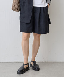 BEARDSLEY | ベルト付きライトハーフパンツ(その他パンツ)