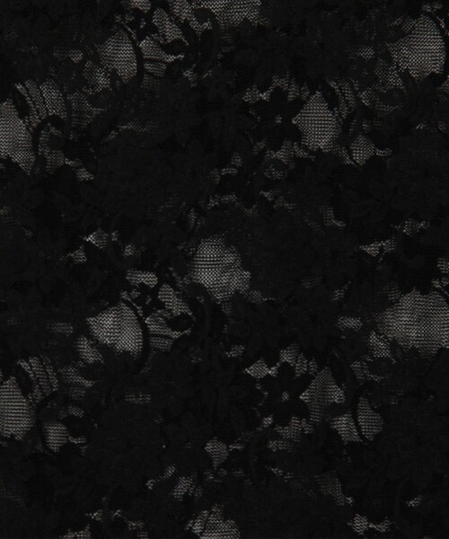 MICO COULIER（ミコクリエ）の「《オケージョン対応》花柄チュールレースカットソー（Tシャツ/カットソー・レディース・ブラック/オフホワイト・38）」の7枚目の写真