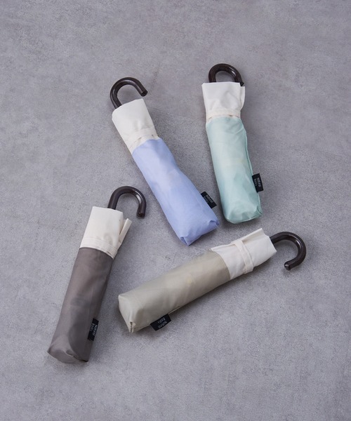 セール】【SETUP7】くすみバイカラー折り畳み傘 55cm NT（折りたたみ傘