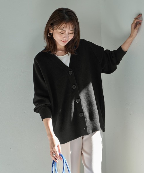 リラックスVネックカーディガン（カーディガン/ボレロ）｜STYLE DELI