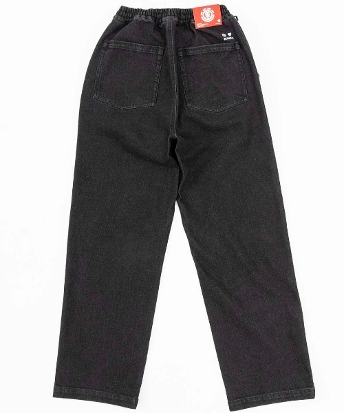 ELEMENT(エレメント)の「ELEMENT レディース SHOD PANTS STD WOMEN デニムパンツ 【2025年春夏モデル】/エレメントウエストゴムデニムパンツ(デニムパンツ・レディース・ブラック系その他/インディゴブルー/ライトインディゴブルー・LARGE/MEDIUM)」の6枚目の写真