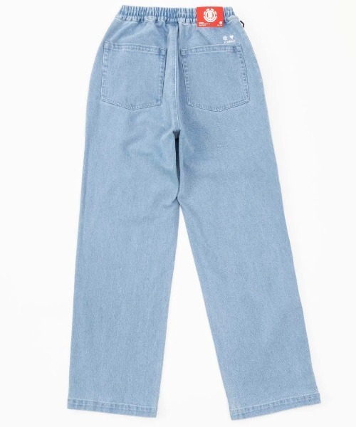 ELEMENT(エレメント)の「ELEMENT レディース SHOD PANTS STD WOMEN デニムパンツ 【2025年春夏モデル】/エレメントウエストゴムデニムパンツ(デニムパンツ・レディース・ブラック系その他/インディゴブルー/ライトインディゴブルー・LARGE/MEDIUM)」の8枚目の写真