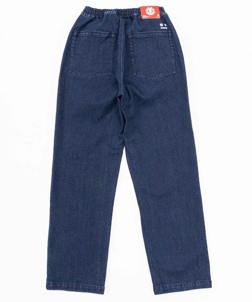 ELEMENT(エレメント)の「ELEMENT レディース SHOD PANTS STD WOMEN デニムパンツ 【2025年春夏モデル】/エレメントウエストゴムデニムパンツ(デニムパンツ・レディース・ブラック系その他/インディゴブルー/ライトインディゴブルー・LARGE/MEDIUM)」の5枚目の写真