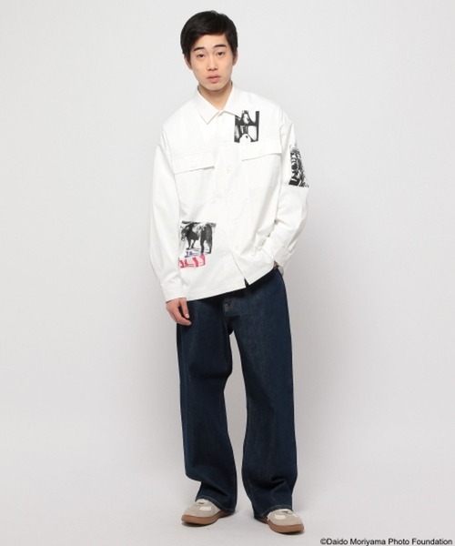 niko and...（ニコアンド）の「【森山大道】コラボシャツ（シャツ/ブラウス・メンズ・オフホワイト/チャコール・MEDIUM/LARGE）」の21枚目の写真