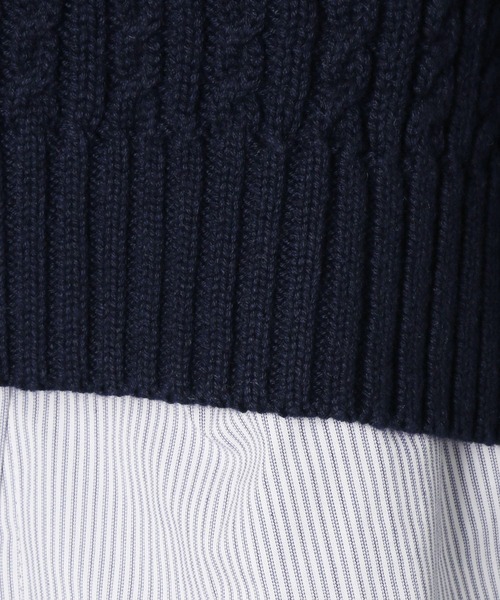 Heather（ヘザー）の「オフショルレイヤードニット　323484（ニット/セーター・レディース・グレー/ネイビー/アイボリー・FREE）」の15枚目の写真