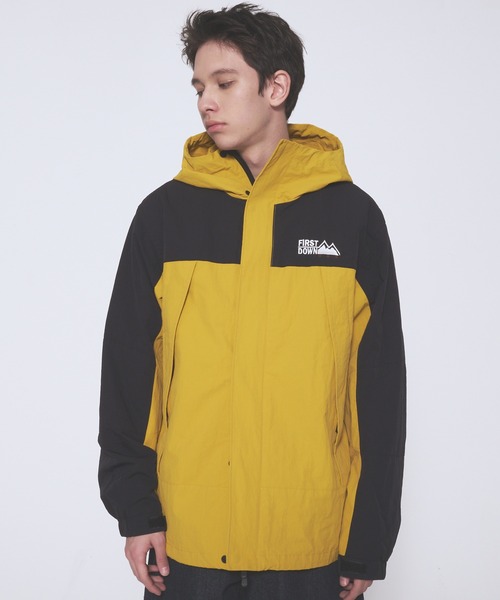 FIRST DOWN（ファーストダウン）の「モータウンジャケット タスランナイロン（マウンテンパーカー・メンズ・ブラック/ブルー/ブラウン/レオパード/イエロー/パープル/グリーン/オフホワイト/ブラック系その他/グレー系カモフラージュ/ライトブラウン・S/L/XL/XXL/M）」の9枚目の写真