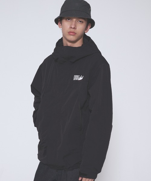 FIRST DOWN（ファーストダウン）の「モータウンジャケット タスランナイロン（マウンテンパーカー・メンズ・ブラック/ブルー/ブラウン/レオパード/イエロー/パープル/グリーン/オフホワイト/ブラック系その他/グレー系カモフラージュ/ライトブラウン・S/L/XL/XXL/M）」の15枚目の写真