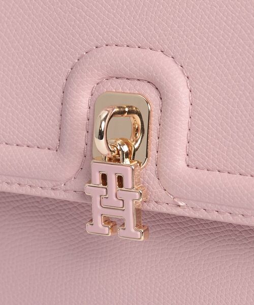 TOMMY HILFIGER（トミーヒルフィガー）の「エタニティミニサッチェルバッグ（ショルダーバッグ・レディース・ベージュ/ブラック/ピンク・FREE）」の15枚目の写真