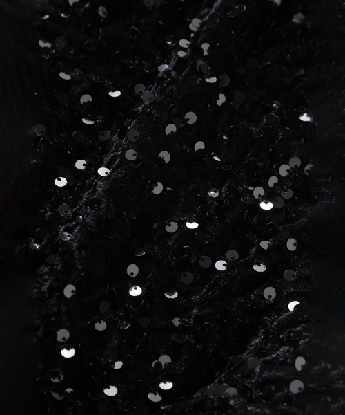 ROSE BUD（ローズバッド）の「(CREOLME)スパンコールチューブトップ（その他トップス・レディース・ブラック・ONE SIZE）」の8枚目の写真