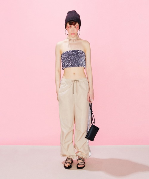 ROSE BUD（ローズバッド）の「(CREOLME)スパンコールチューブトップ（その他トップス・レディース・ブラック・ONE SIZE）」の17枚目の写真