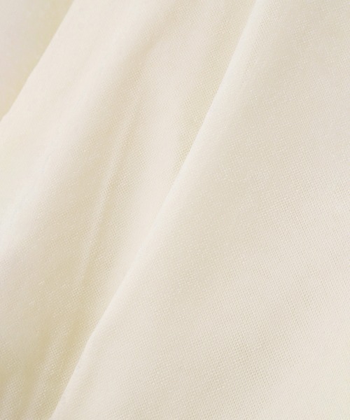 CHIGNON(シニヨン)の「(CHUGNON)ベロアメッシュTシャツ(Tシャツ/カットソー・レディース・ホワイト/ブラウン・ONE SIZE)」の10枚目の写真