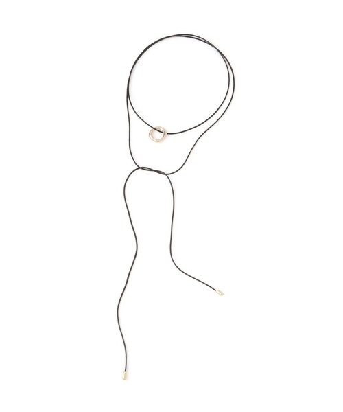 VIS（ビス）の「ニュアンスリングマルチコードネックレス（ネックレス・レディース・シルバー/ゴールド・FREE）」の4枚目の写真