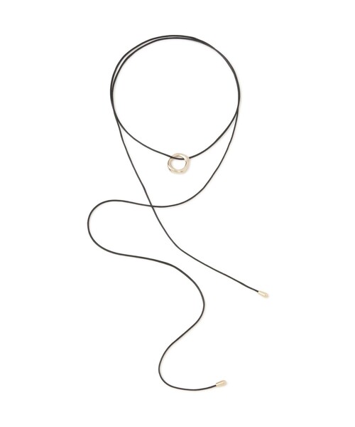 VIS（ビス）の「ニュアンスリングマルチコードネックレス（ネックレス・レディース・シルバー/ゴールド・FREE）」の6枚目の写真