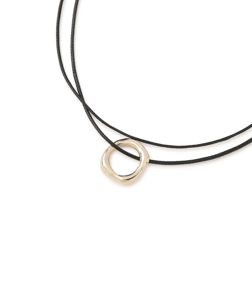 VIS（ビス）の「ニュアンスリングマルチコードネックレス（ネックレス・レディース・シルバー/ゴールド・FREE）」の7枚目の写真