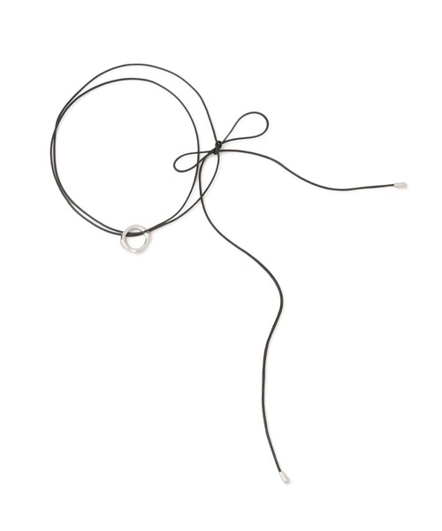 VIS（ビス）の「ニュアンスリングマルチコードネックレス（ネックレス・レディース・シルバー/ゴールド・FREE）」の9枚目の写真