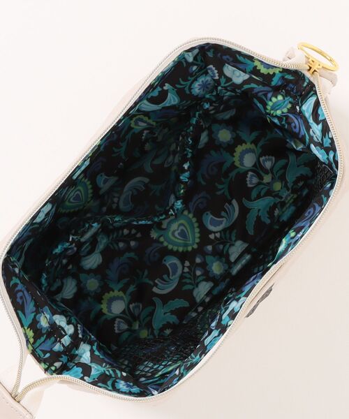 ANNA SUI(アナスイ)の「ローズ柄ワイヤーポーチ(ポーチ・レディース・ブラック/アイボリー・FREE)」の5枚目の写真