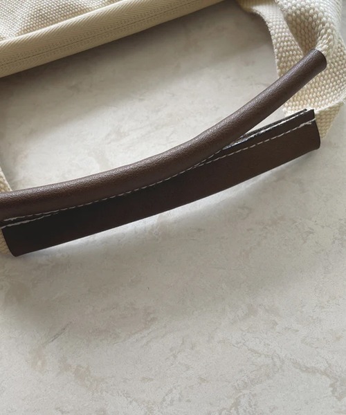 merrylatte（メリーラテ）の「2wayキャンバスPCケース（トートバッグ・レディース・アイボリー・FREE）」の18枚目の写真